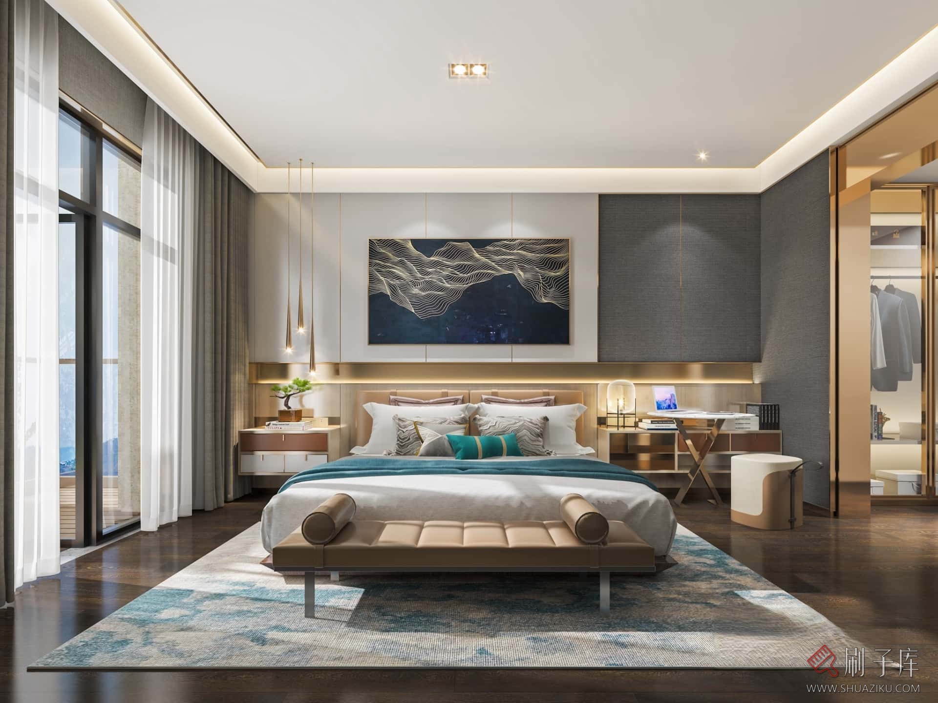 图片[31]-国内外现代风格实景参考图（样板间 公馆 住宅 别墅 等）（990套） 40G-刷子库