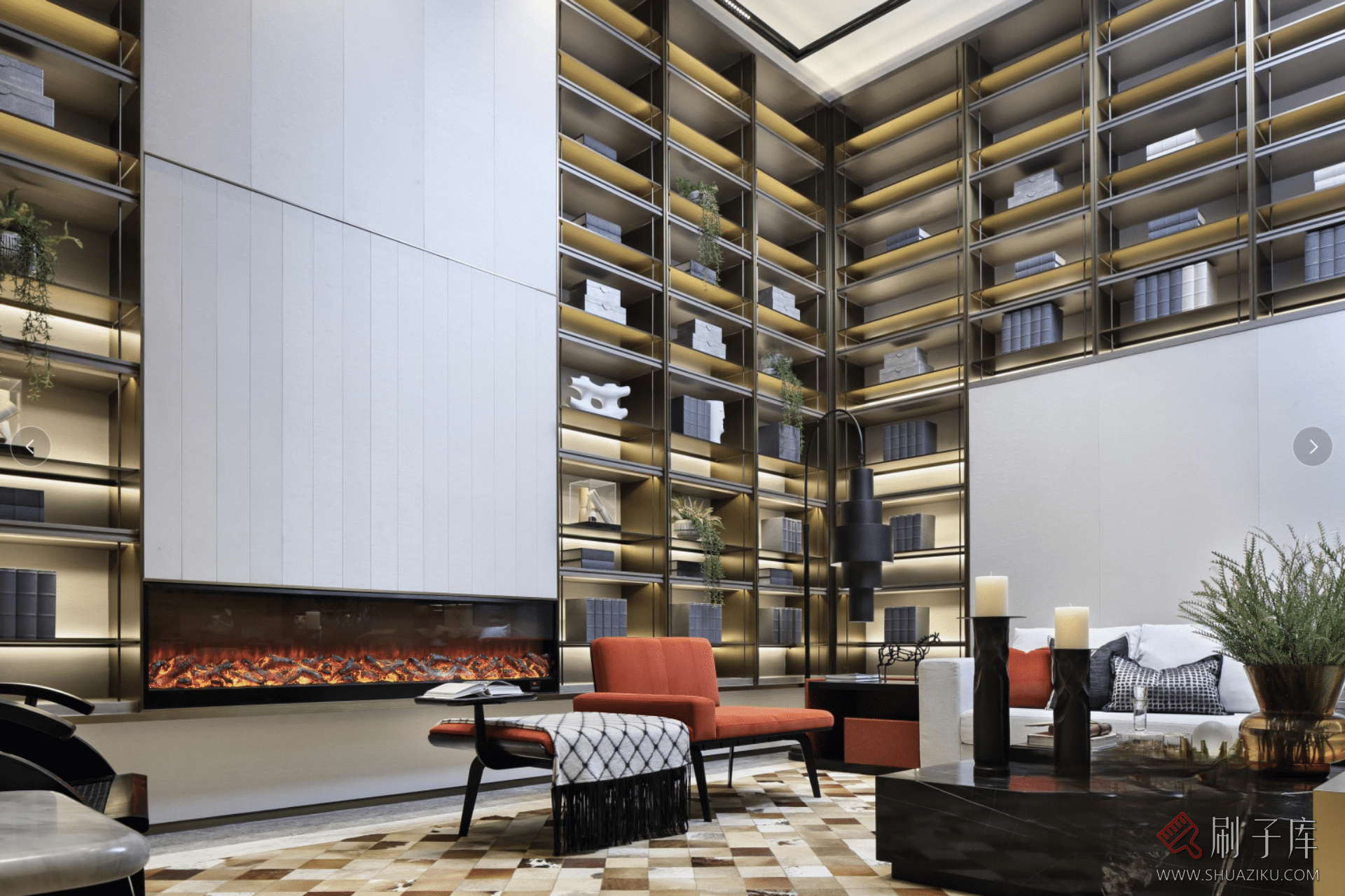 国内外现代风格实景参考图（样板间 公馆 住宅 别墅 等）（990套） 40G-刷子库