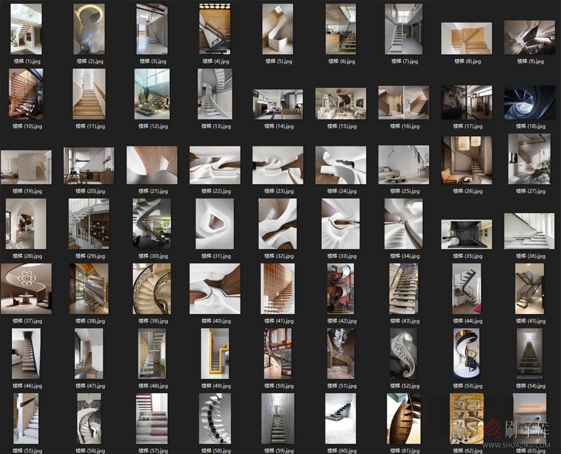 图片[1]-楼梯造型意向高清图集（1G，1168张）-刷子库