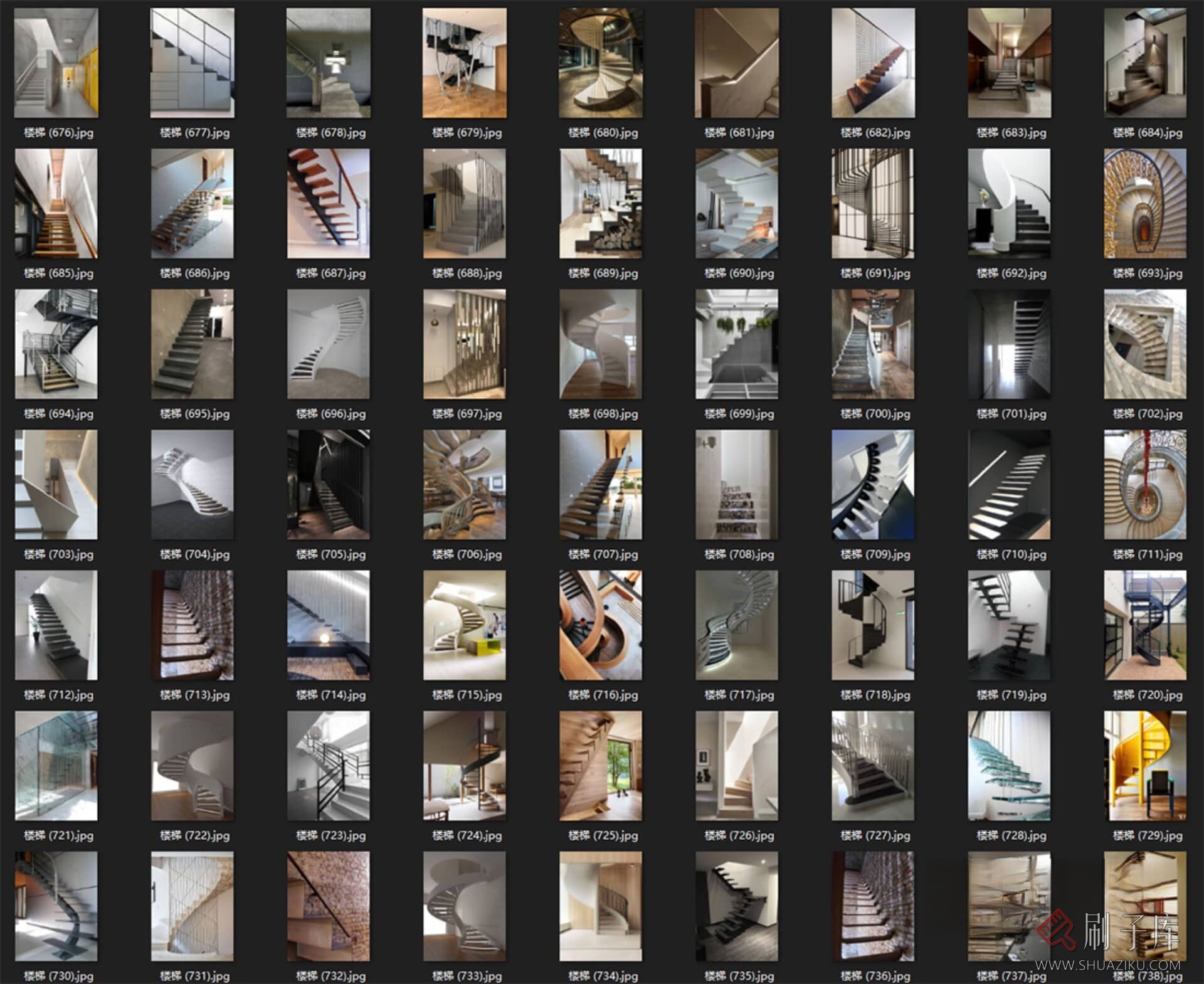图片[10]-楼梯造型意向高清图集（1G，1168张）-刷子库