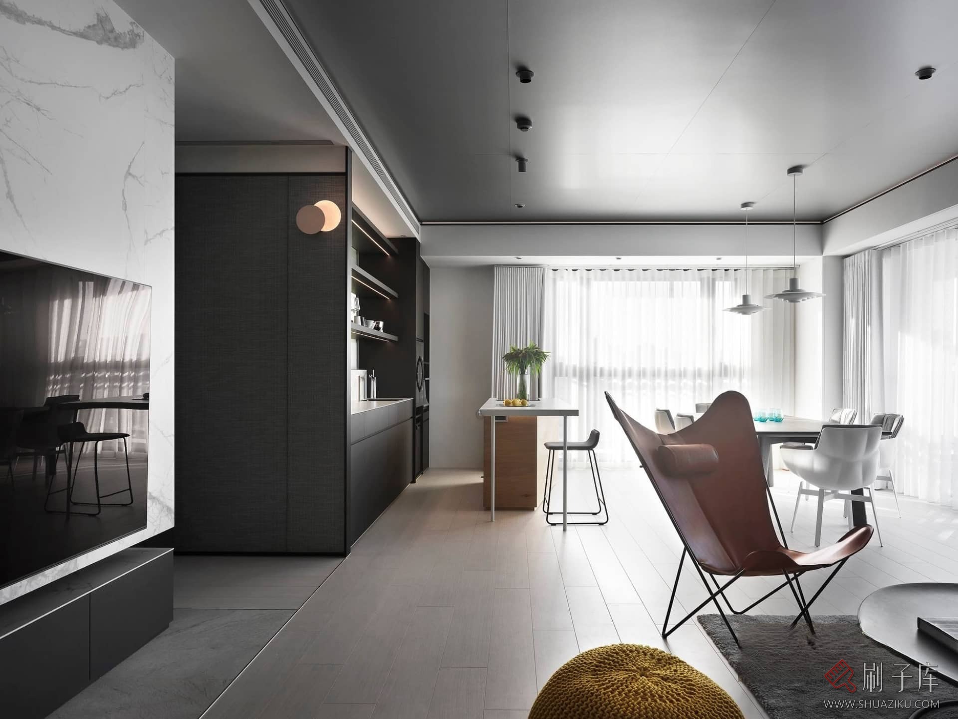 图片[5]-83套住宅空间无主灯设计案例高清图集-刷子库