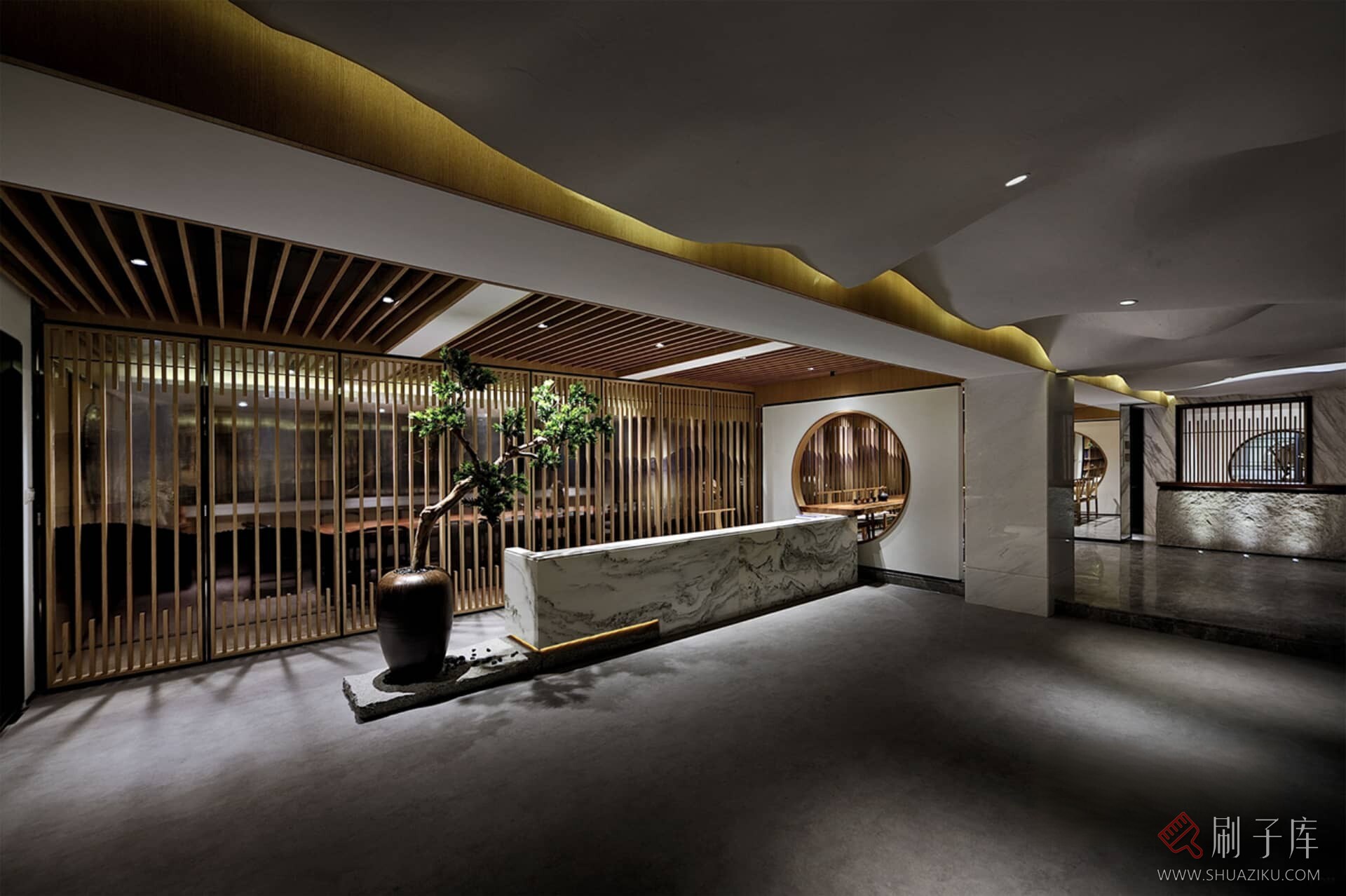 图片[4]-44套中式禅意办公空间-刷子库