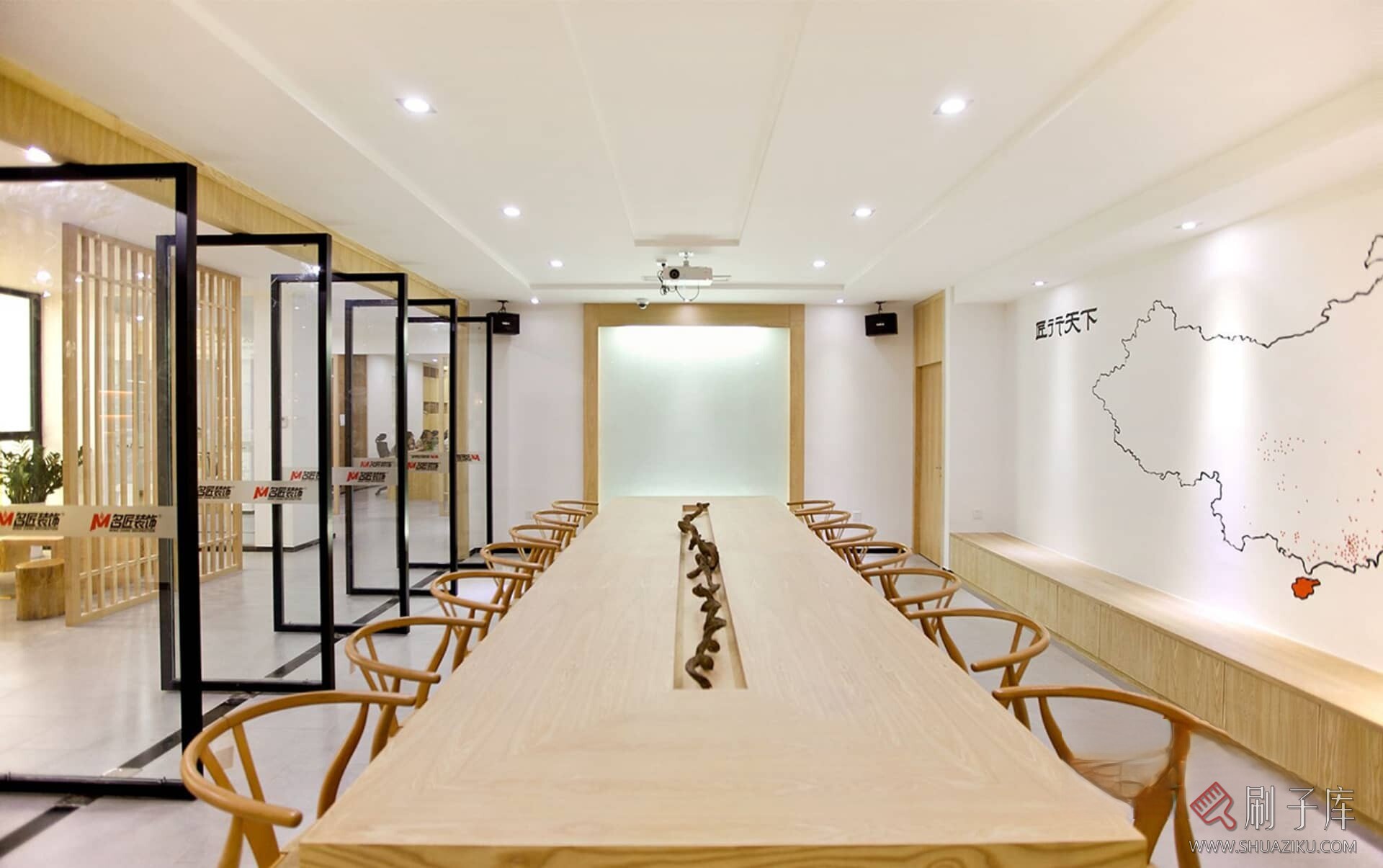 图片[9]-44套中式禅意办公空间-刷子库