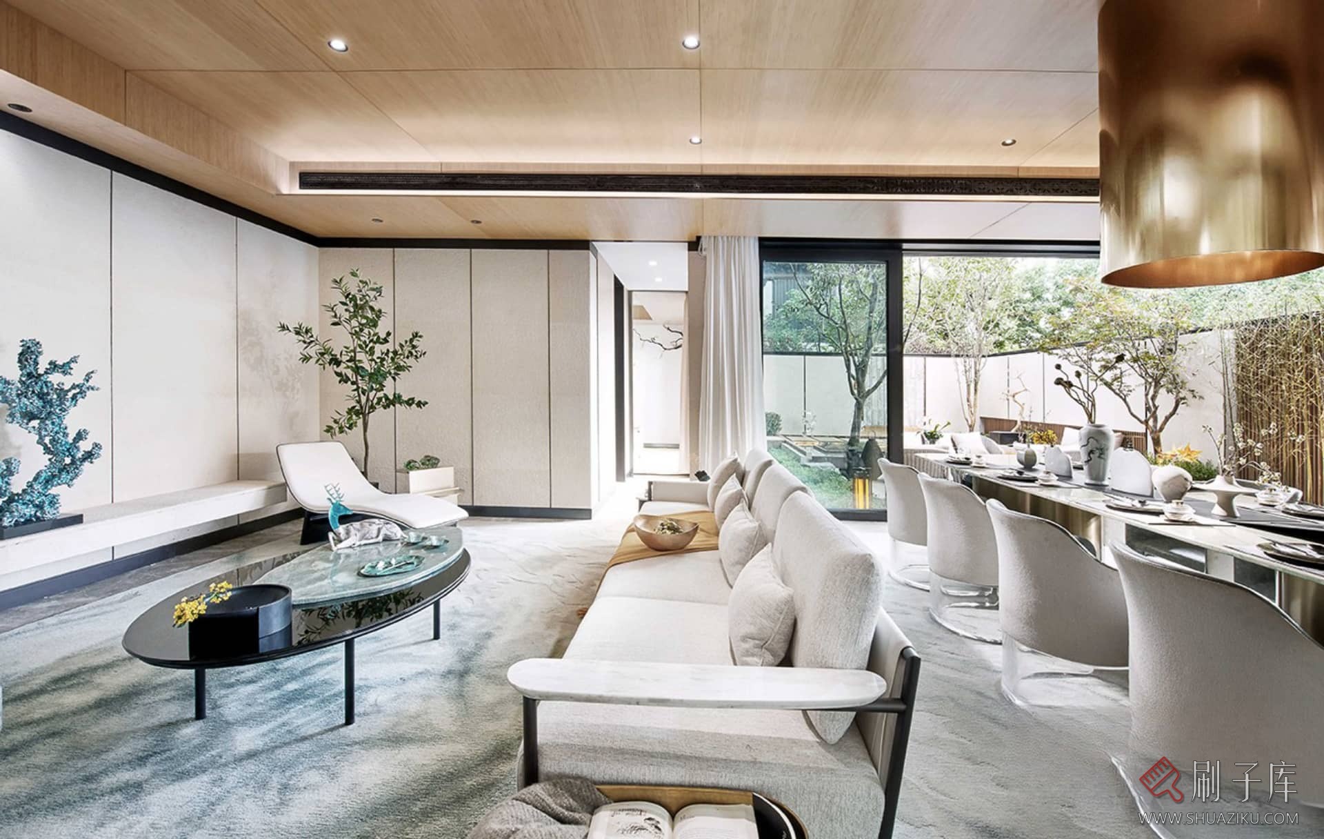 图片[8]-57套新中式风格样板间别墅案例参考图-刷子库