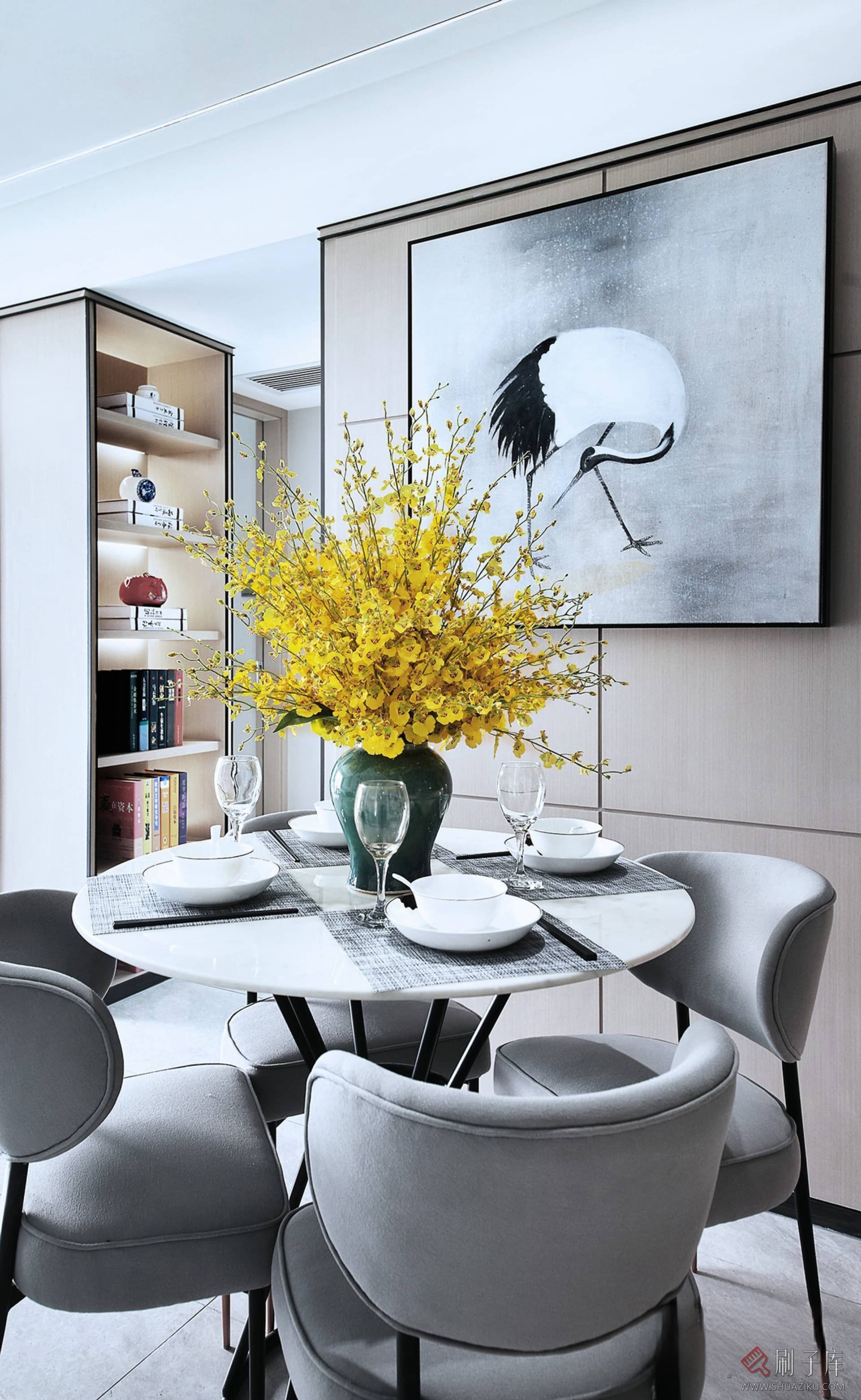 图片[16]-57套新中式风格样板间别墅案例参考图-刷子库