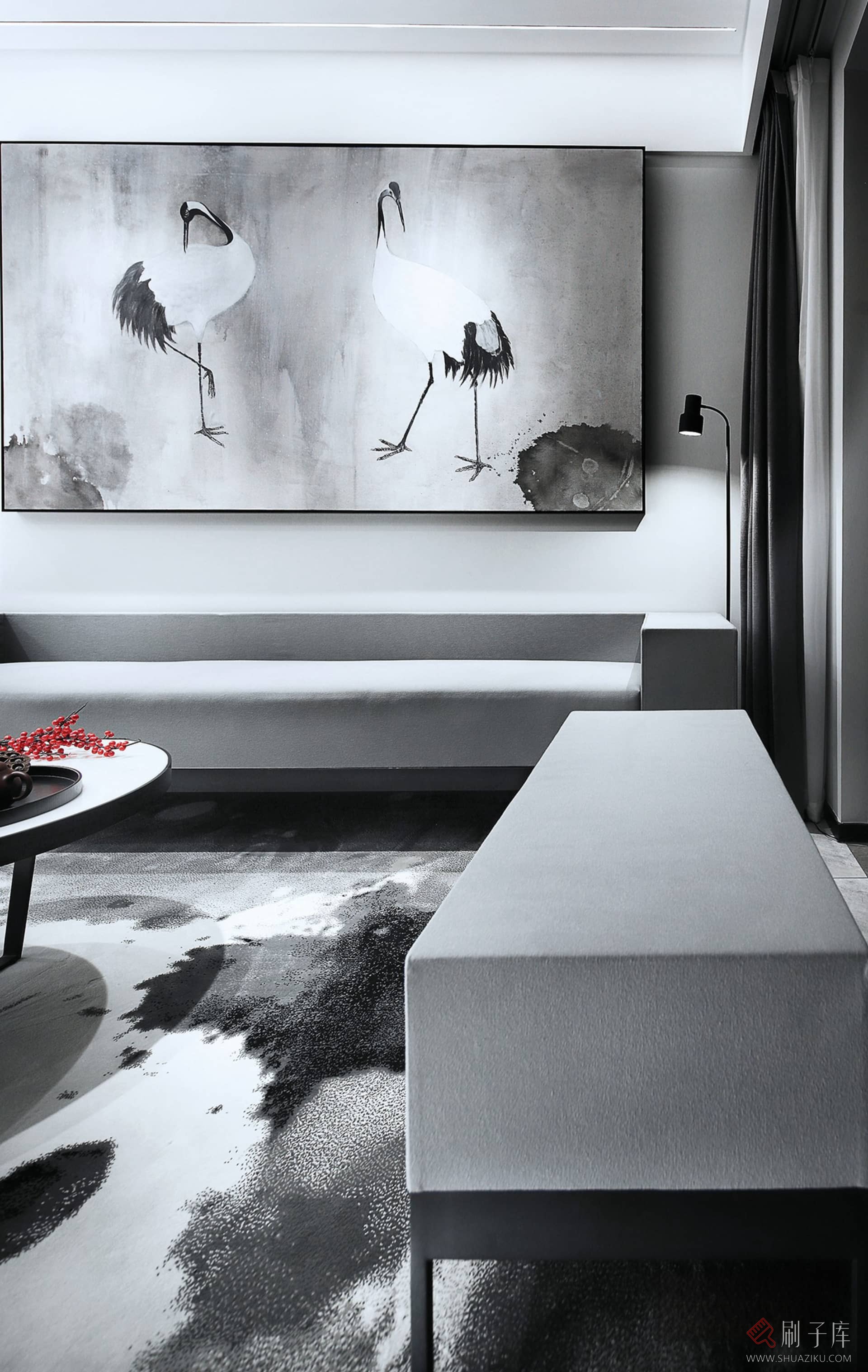 图片[17]-57套新中式风格样板间别墅案例参考图-刷子库