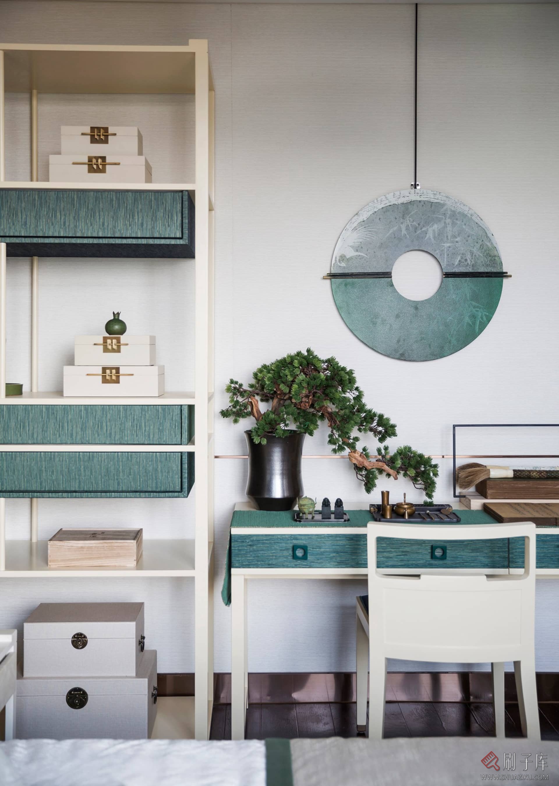 图片[21]-57套新中式风格样板间别墅案例参考图-刷子库