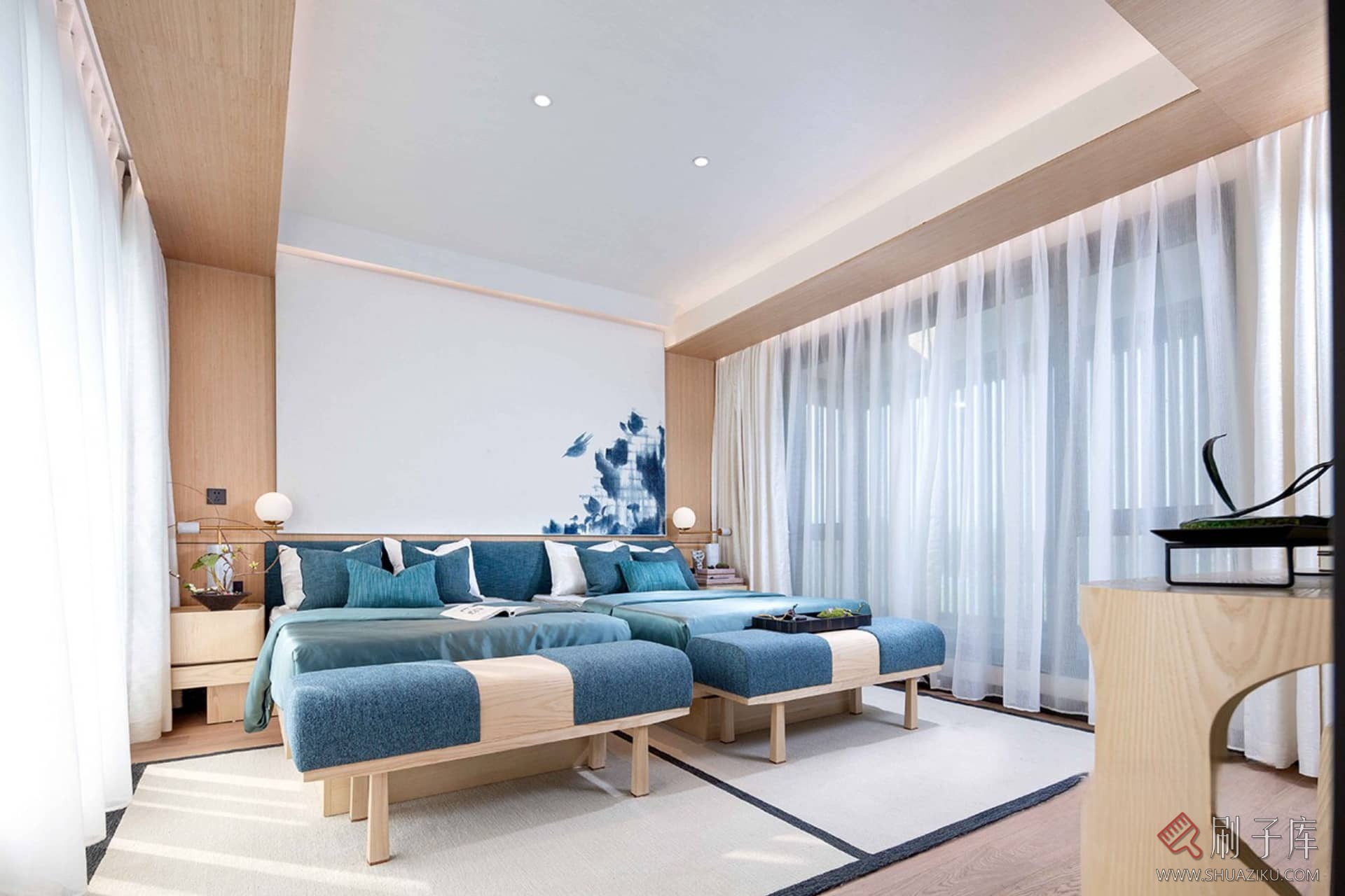 图片[24]-57套新中式风格样板间别墅案例参考图-刷子库