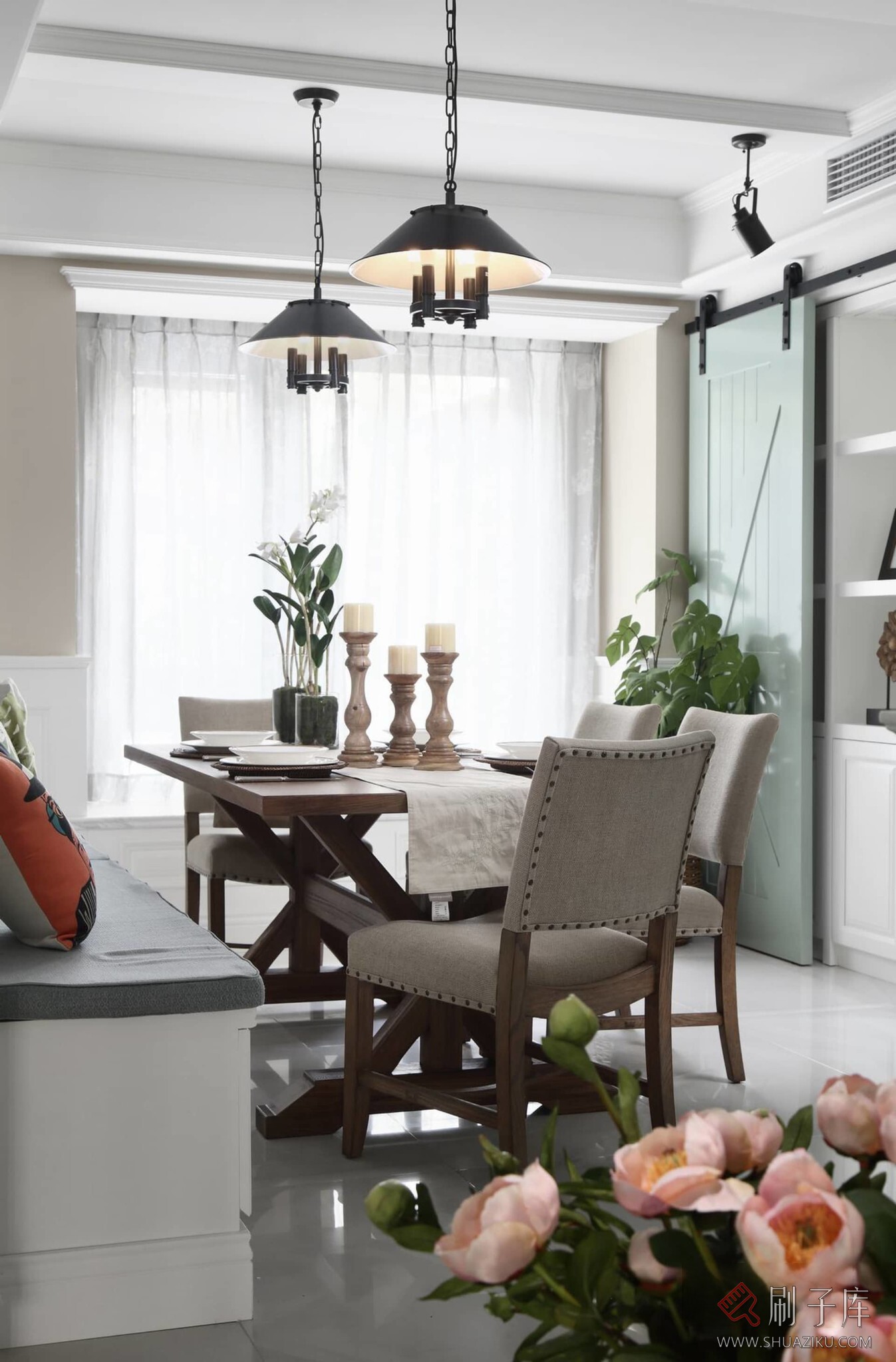 图片[5]-70套家装空间混搭风格案例参考图-刷子库