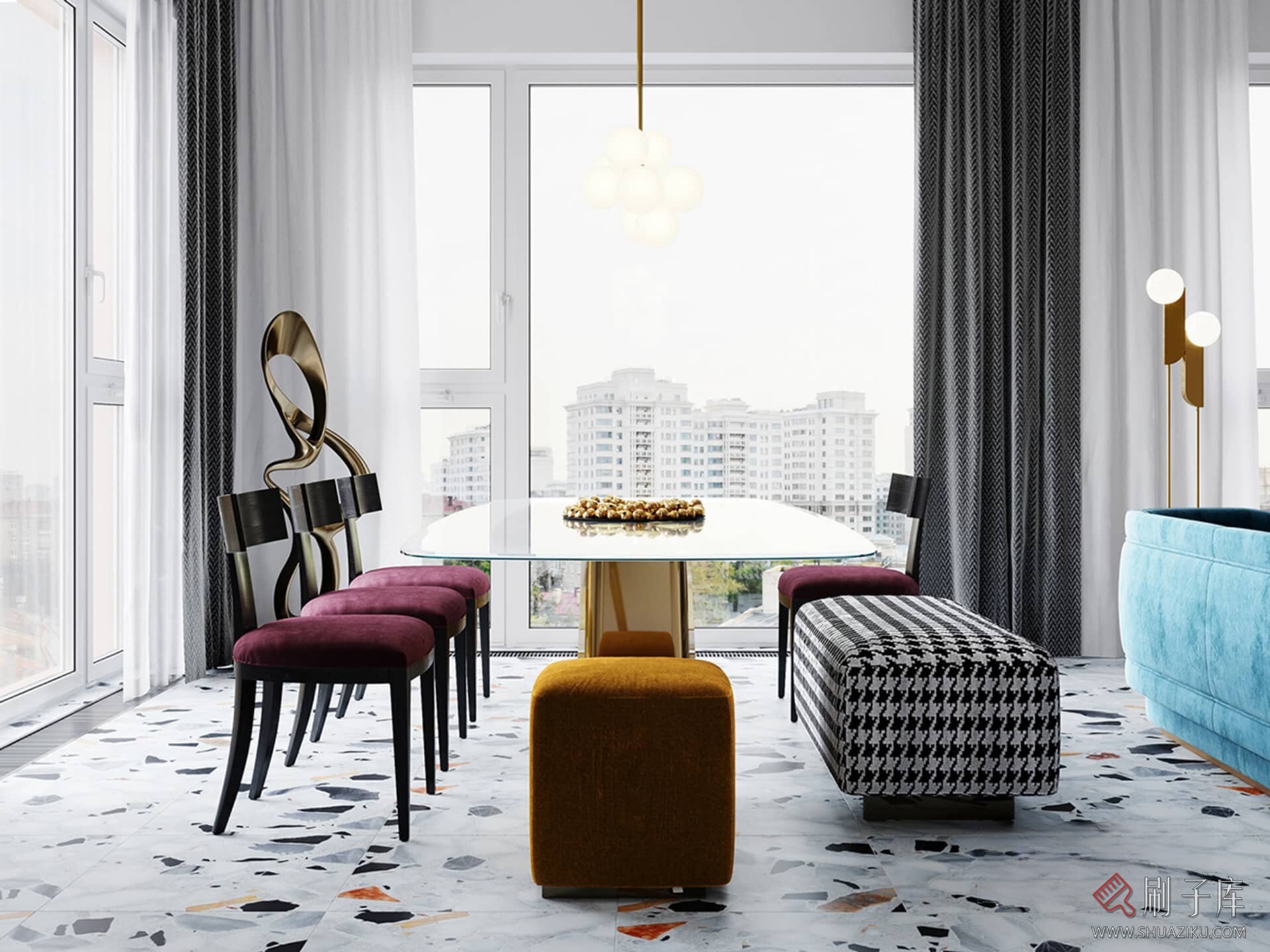 图片[6]-70套家装空间混搭风格案例参考图-刷子库