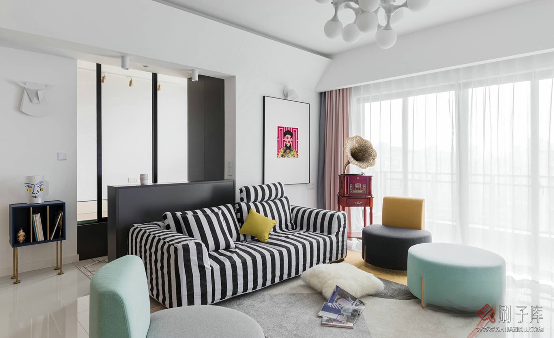 图片[11]-70套家装空间混搭风格案例参考图-刷子库