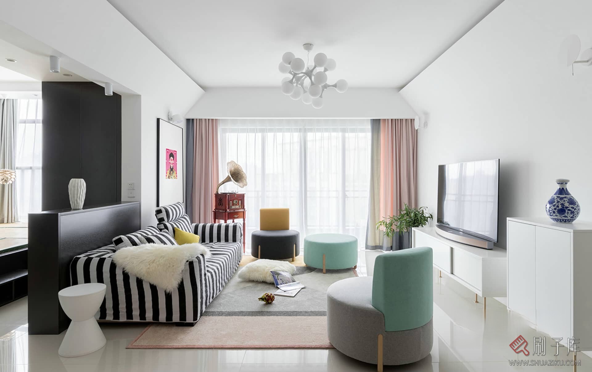 图片[13]-70套家装空间混搭风格案例参考图-刷子库