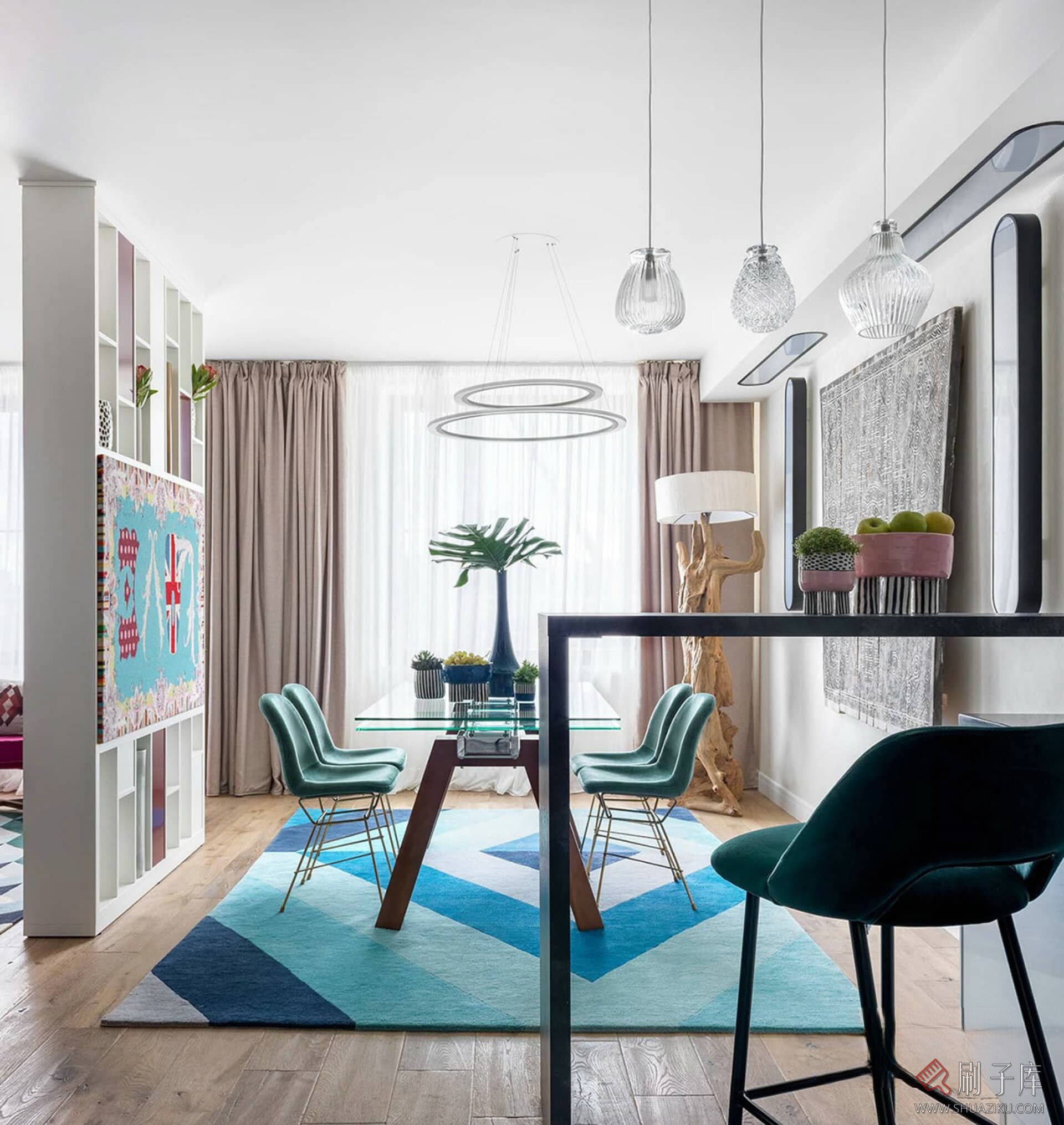 图片[14]-70套家装空间混搭风格案例参考图-刷子库