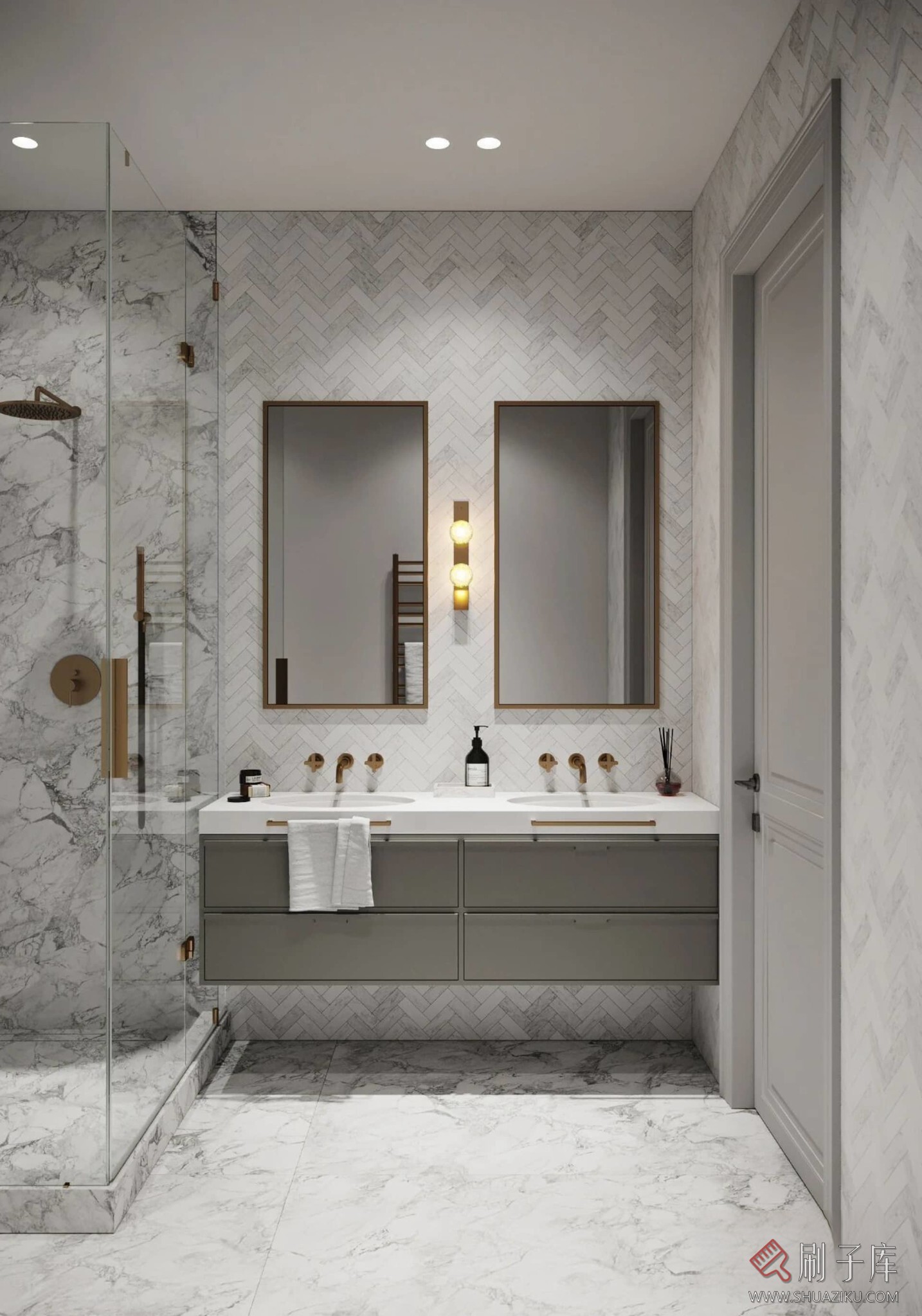 图片[36]-卫生间设计｜100款案例参考-刷子库