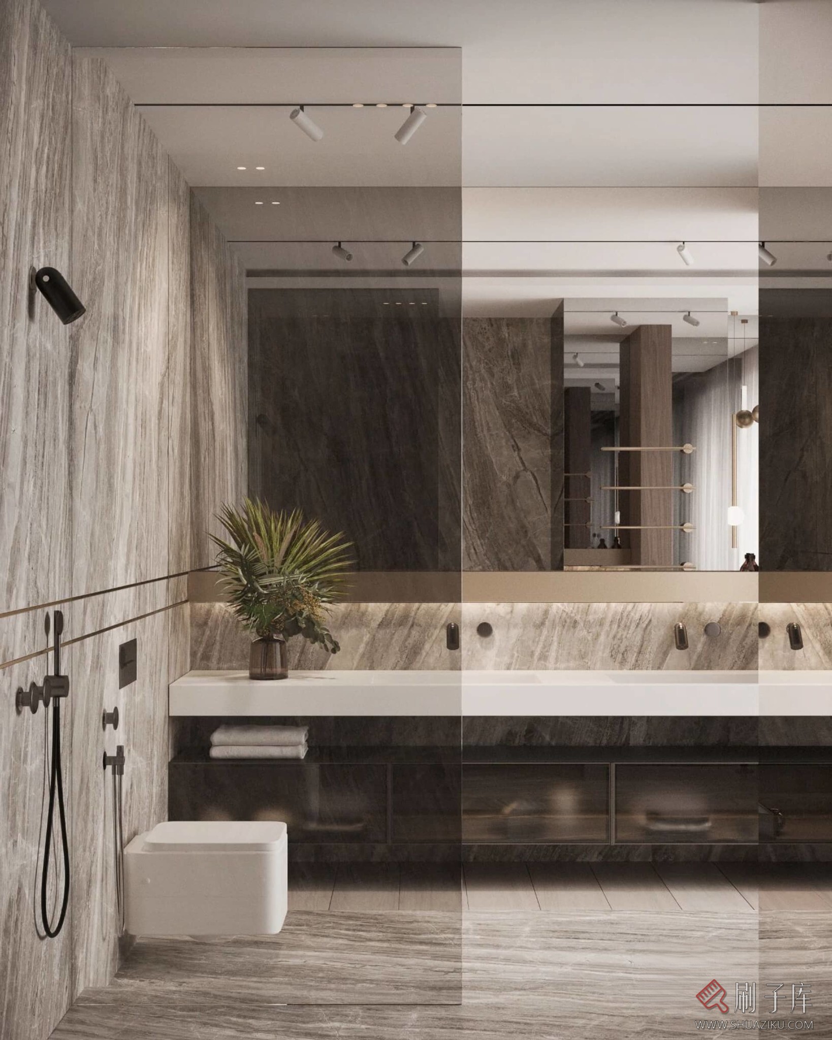 图片[48]-卫生间设计｜100款案例参考-刷子库