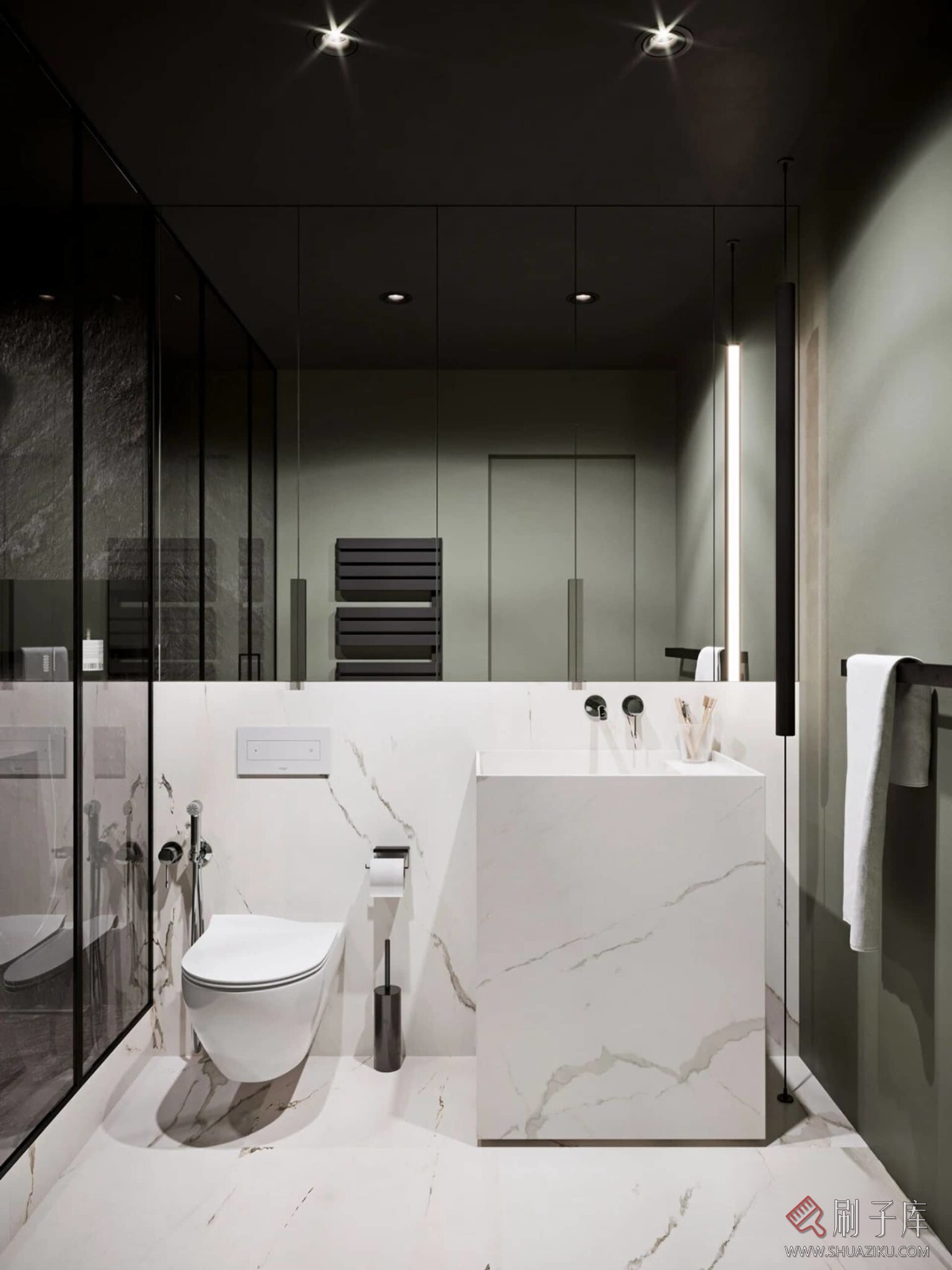 图片[53]-卫生间设计｜100款案例参考-刷子库