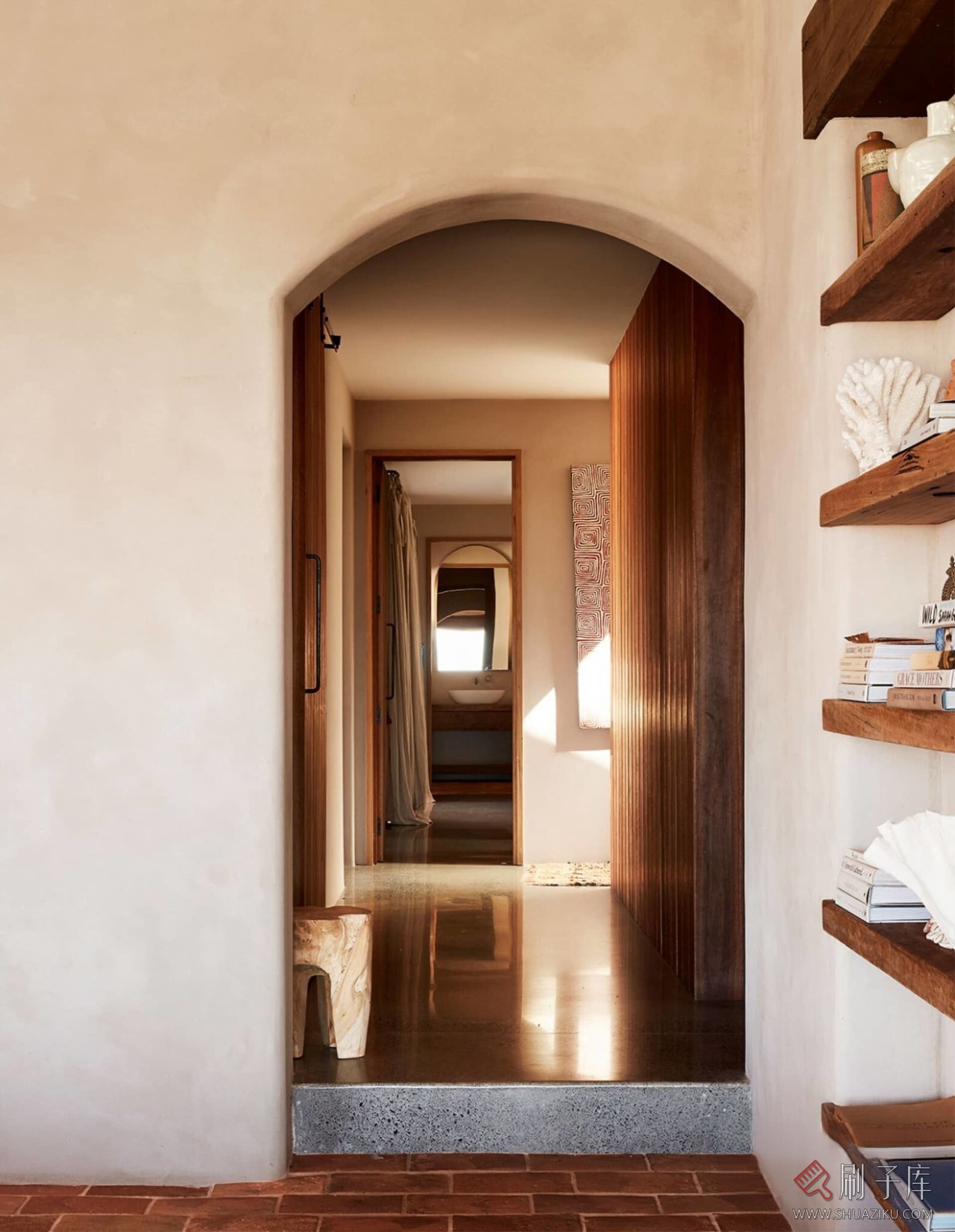 图片[8]-【案例图集】侘寂风（Wabi-Sabi style）丨概念图+住宅别墅设计案例-刷子库