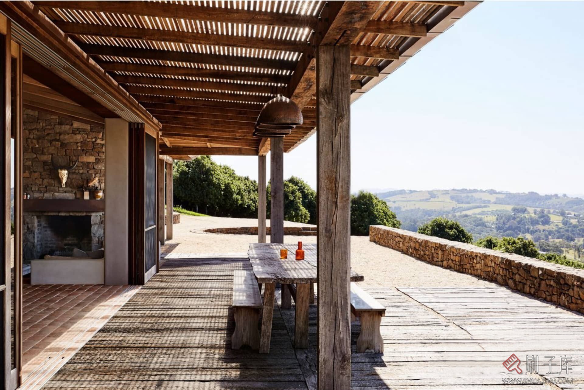 图片[18]-【案例图集】侘寂风（Wabi-Sabi style）丨概念图+住宅别墅设计案例-刷子库