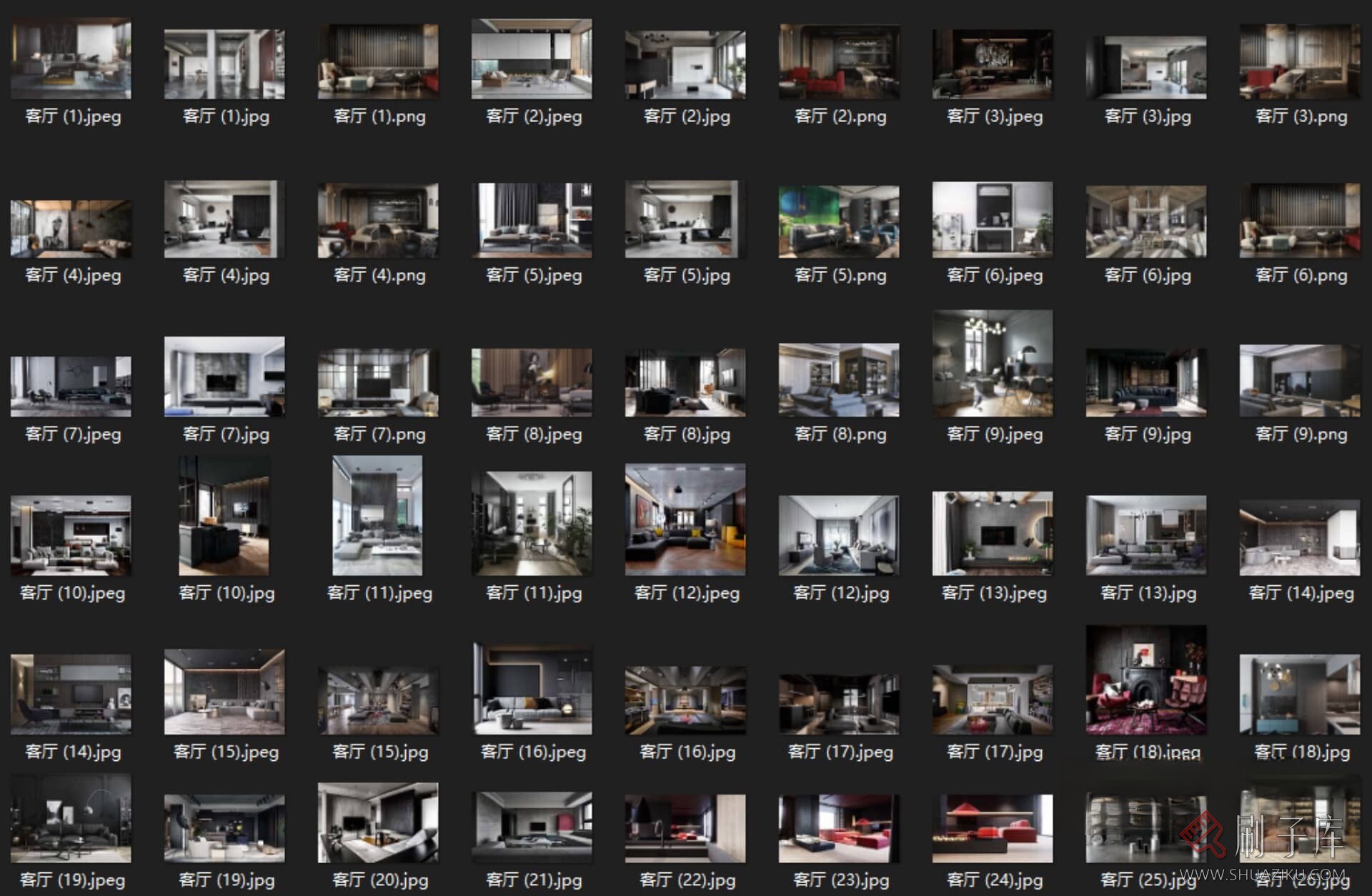 图片[3]-【高逼格客厅案例合集】客厅设计参考图 2200+张-刷子库