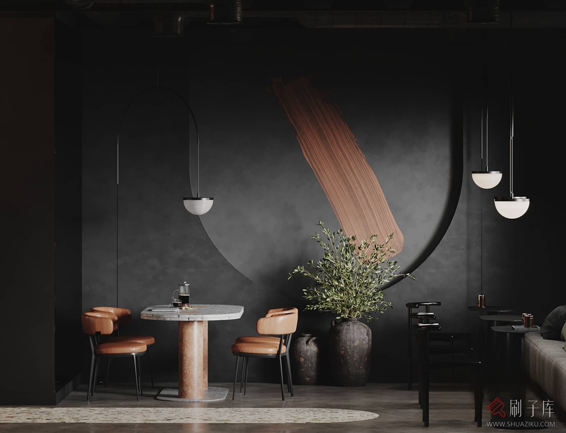 图片[5]-国外工装效果图图集(高清无水印大图) -咖啡馆（57套）-刷子库