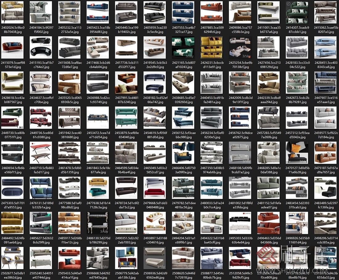 图片[4]-3dsky模型沙发858个-刷子库