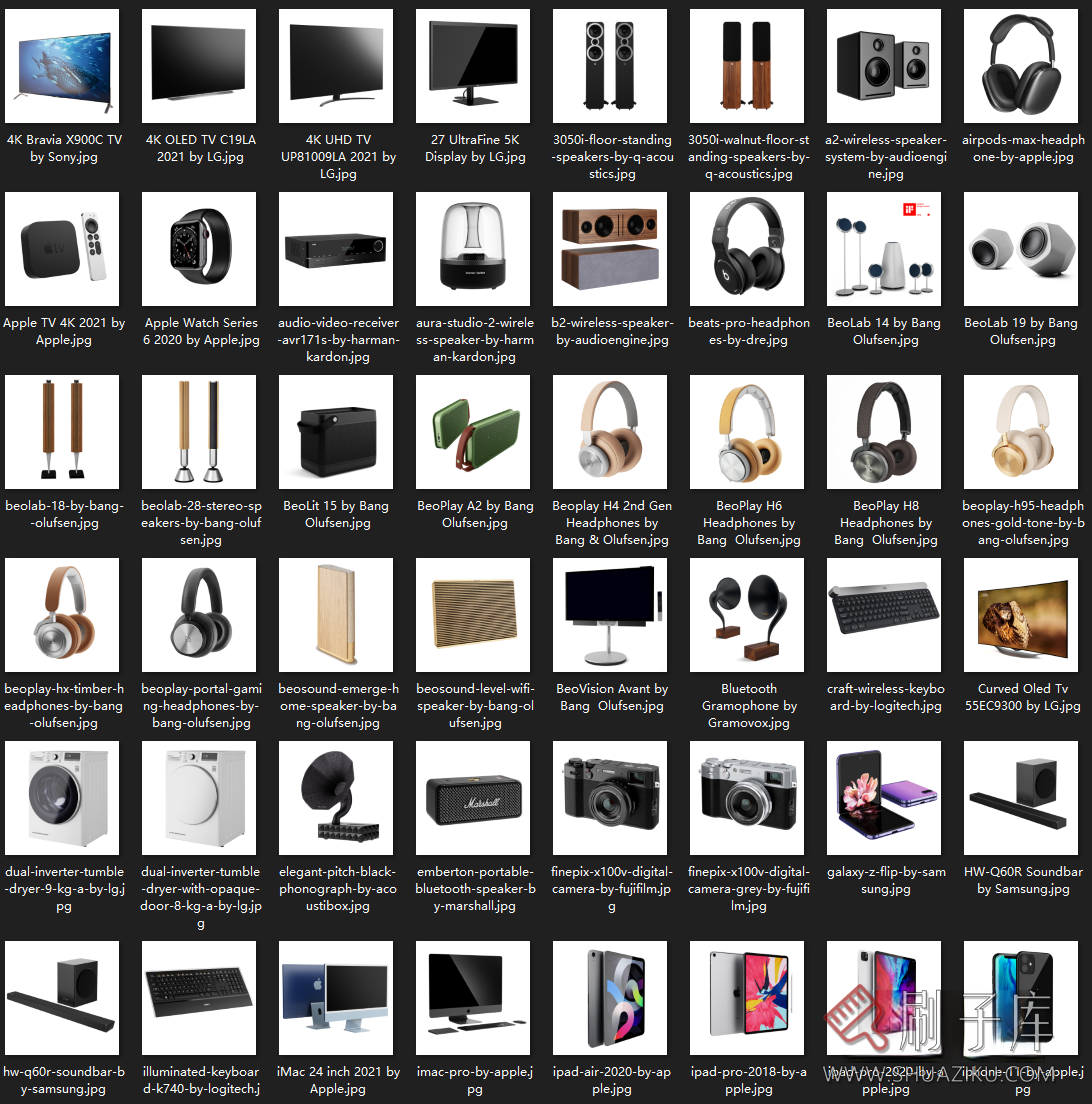 图片[10]-单体3D模1910组模型含贴图-刷子库