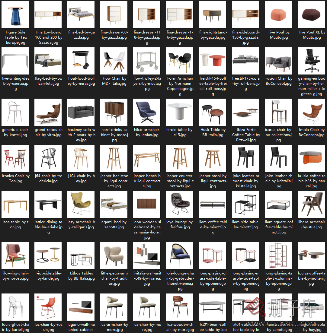 图片[15]-单体3D模1910组模型含贴图-刷子库