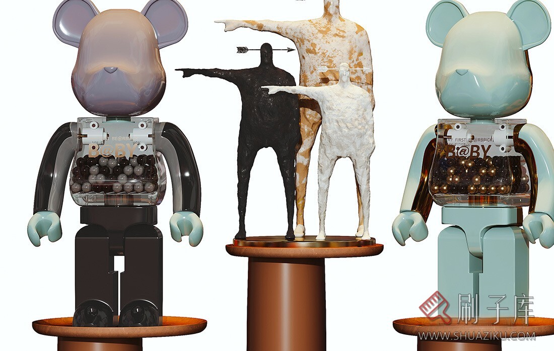 图片[5]-现代潮玩雕塑饰品摆件-刷子库