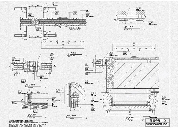 图片[5]-18种房门玻璃防火推拉门cad节点大样剖面详图室内立面图图纸素材-刷子库