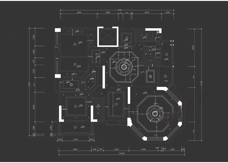 图片[9]-天花吊顶cad节点大样图纸轻钢龙骨石膏板铝造型空调收口剖面详图-刷子库
