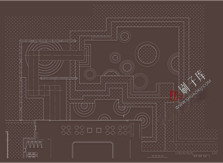 图片[3]-屋顶花园露台园林景观公园环境绿化方案小区cad平面图施工图图库-刷子库