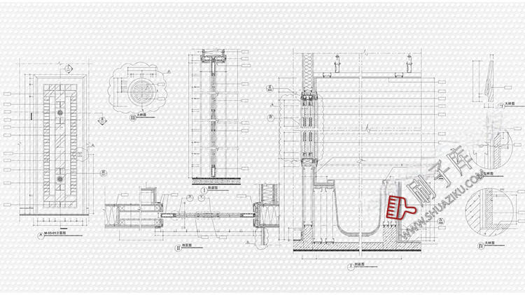 图片[9]-酒店空间CAD节点大样图立面图库工装室内施工工艺深化图纸施工图-刷子库