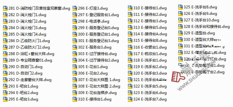 图片[14]-酒店空间CAD节点大样图立面图库工装室内施工工艺深化图纸施工图-刷子库