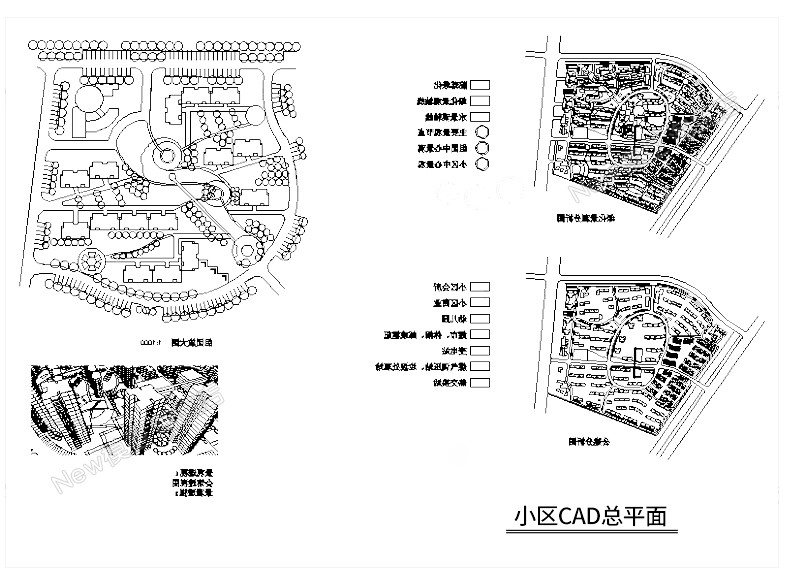 图片[10]-住宅居住小区规划设计方案总平面图cad施工su模型psd文本景观建筑-刷子库