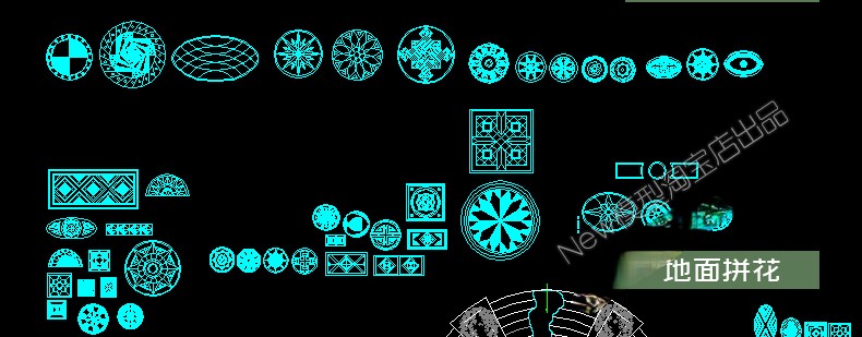 图片[20]-园林景观设计CAD植物图块人物平面立面铺装拼花施工图库图例素材-刷子库