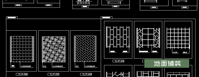 图片[29]-园林景观设计CAD植物图块人物平面立面铺装拼花施工图库图例素材-刷子库