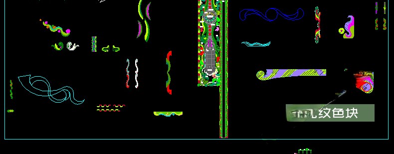 图片[34]-园林景观设计CAD植物图块人物平面立面铺装拼花施工图库图例素材-刷子库