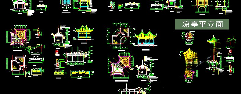 图片[36]-园林景观设计CAD植物图块人物平面立面铺装拼花施工图库图例素材-刷子库