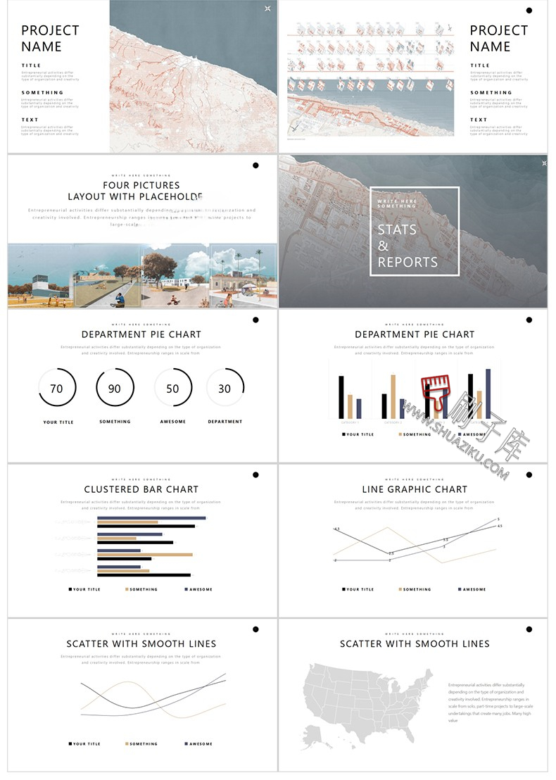 图片[20]-建筑景观园林规划作品集ppt模板国外小清新设计项目方案汇报排版-刷子库