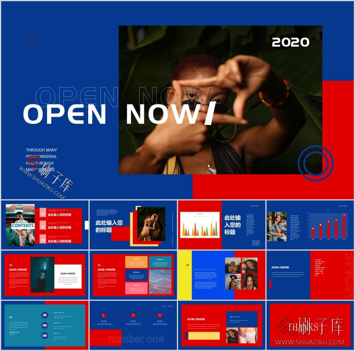 图片[69]-复古撞色系高级感PPT合集（68套）-刷子库