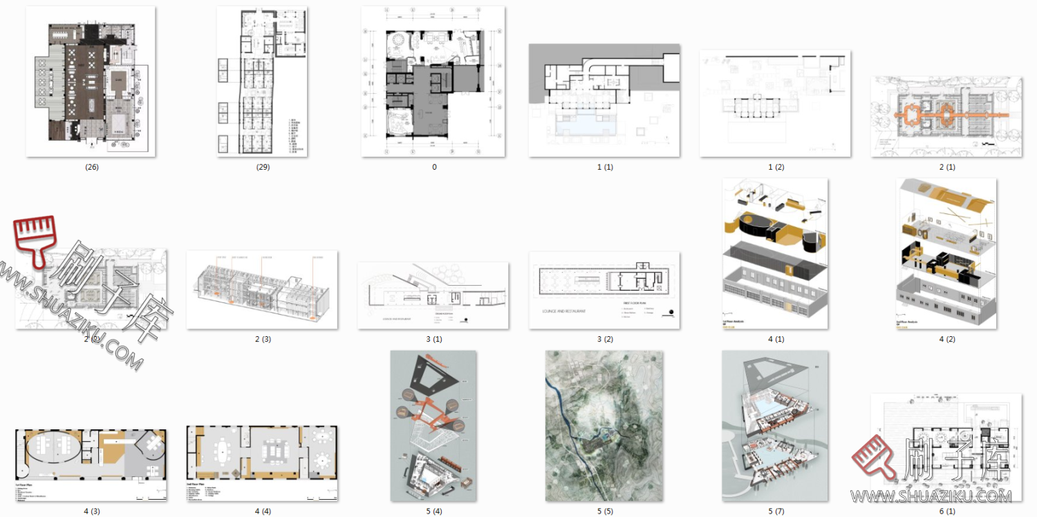 图片[16]-九大类商业空间平立面布置方案合集-刷子库