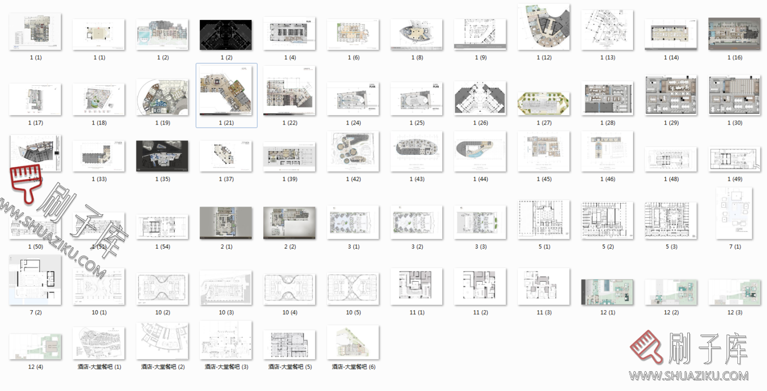 图片[21]-九大类商业空间平立面布置方案合集-刷子库