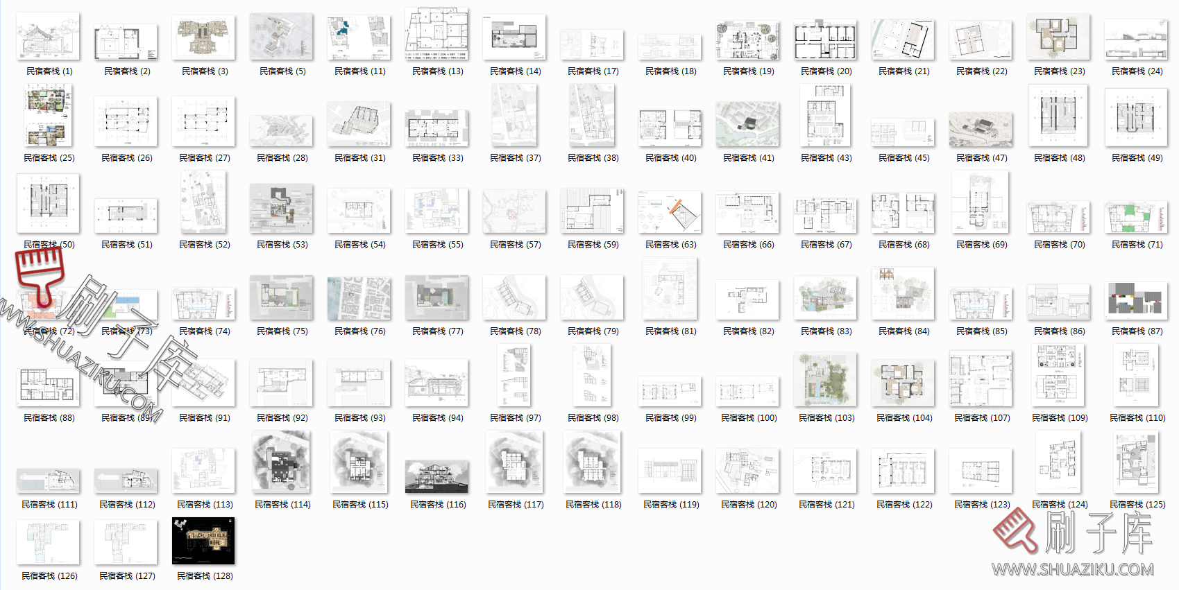 图片[26]-九大类商业空间平立面布置方案合集-刷子库