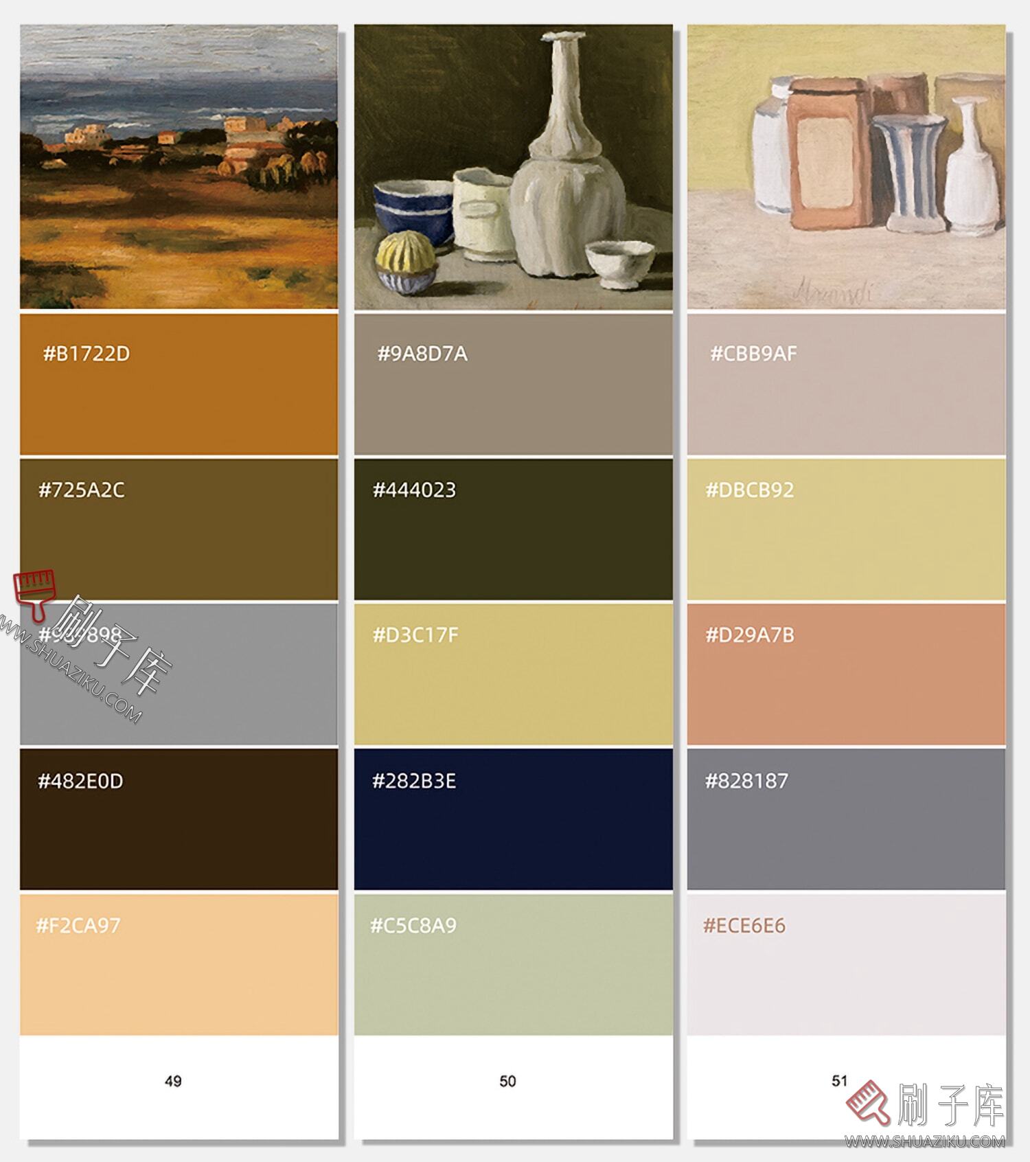 图片[12]-甄选莫兰迪色卡与国风传统色板合集-刷子库