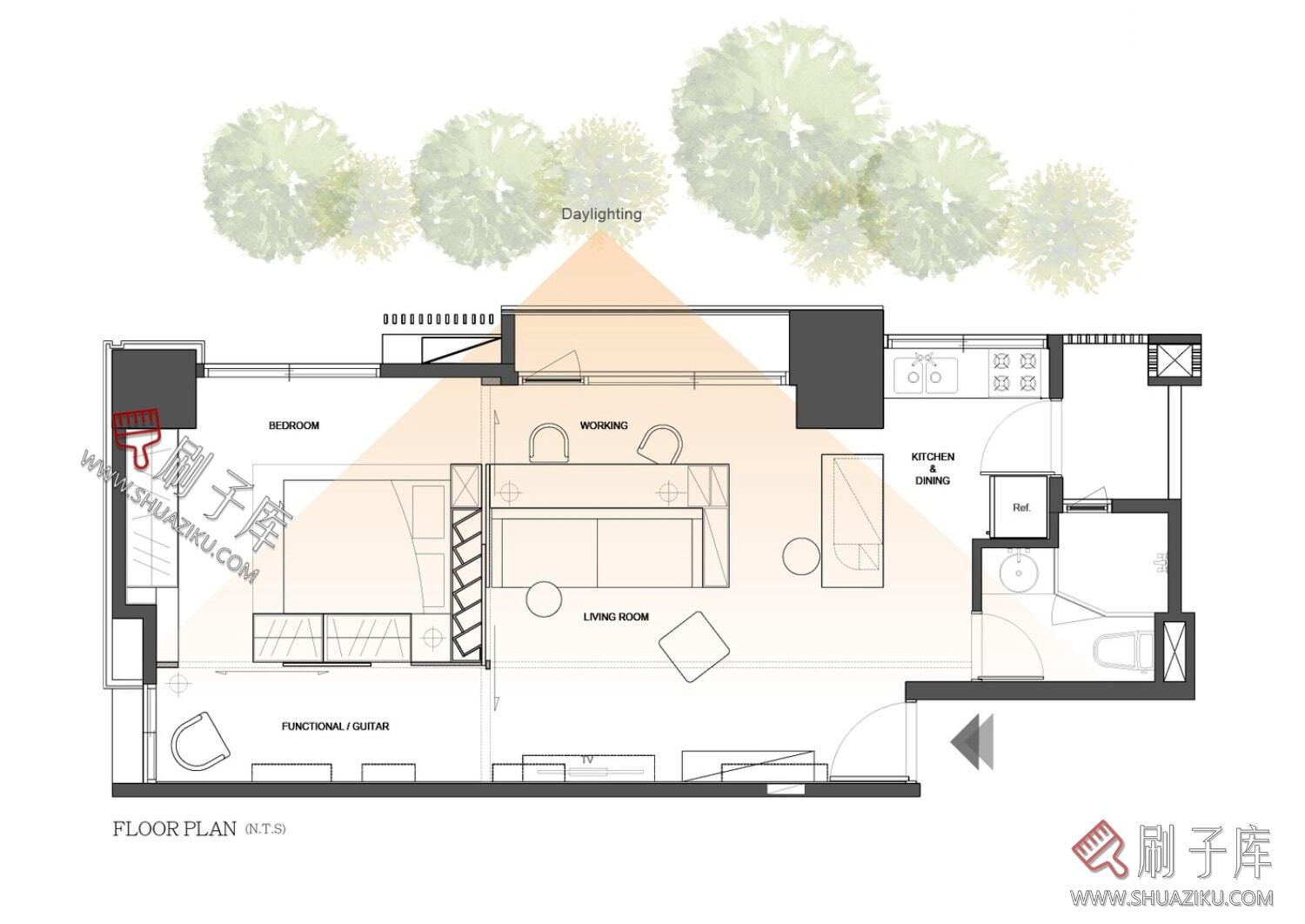 图片[5]-私宅-公寓-一至四居室空间平面图合集（945张）-刷子库