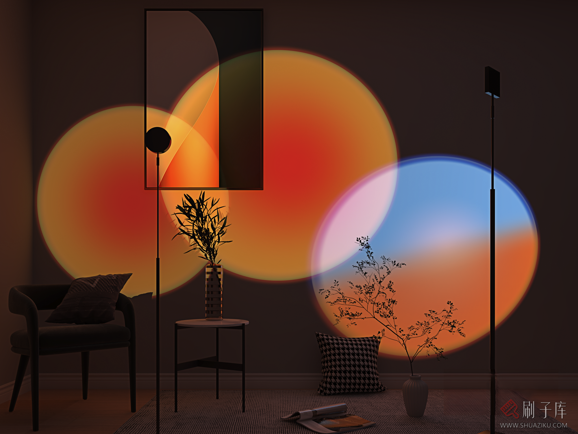 图片[2]-网红夕阳破晓落日灯-刷子库