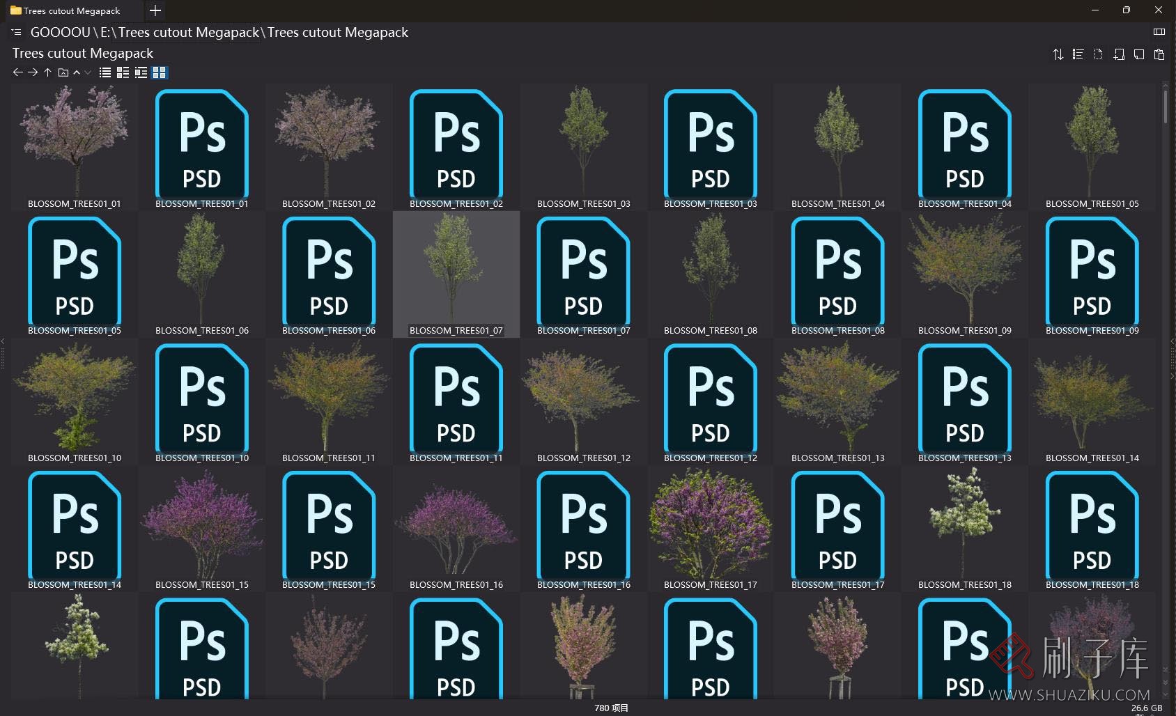 390个顶级效果图后期树合集,PSD+PNG+PDF/25G-2 390个顶级效果图后期树合集,PSD+PNG+PDF/25G-2