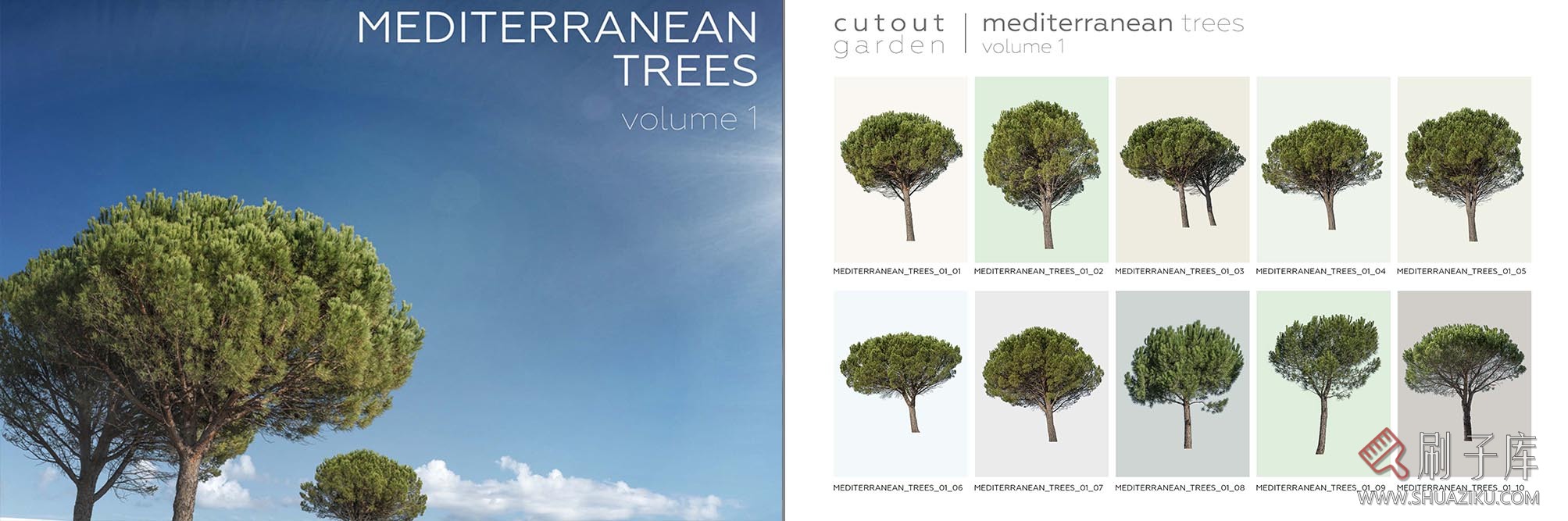 390个顶级效果图后期树合集,PSD+PNG+PDF/25G-10 390个顶级效果图后期树合集,PSD+PNG+PDF/25G-10