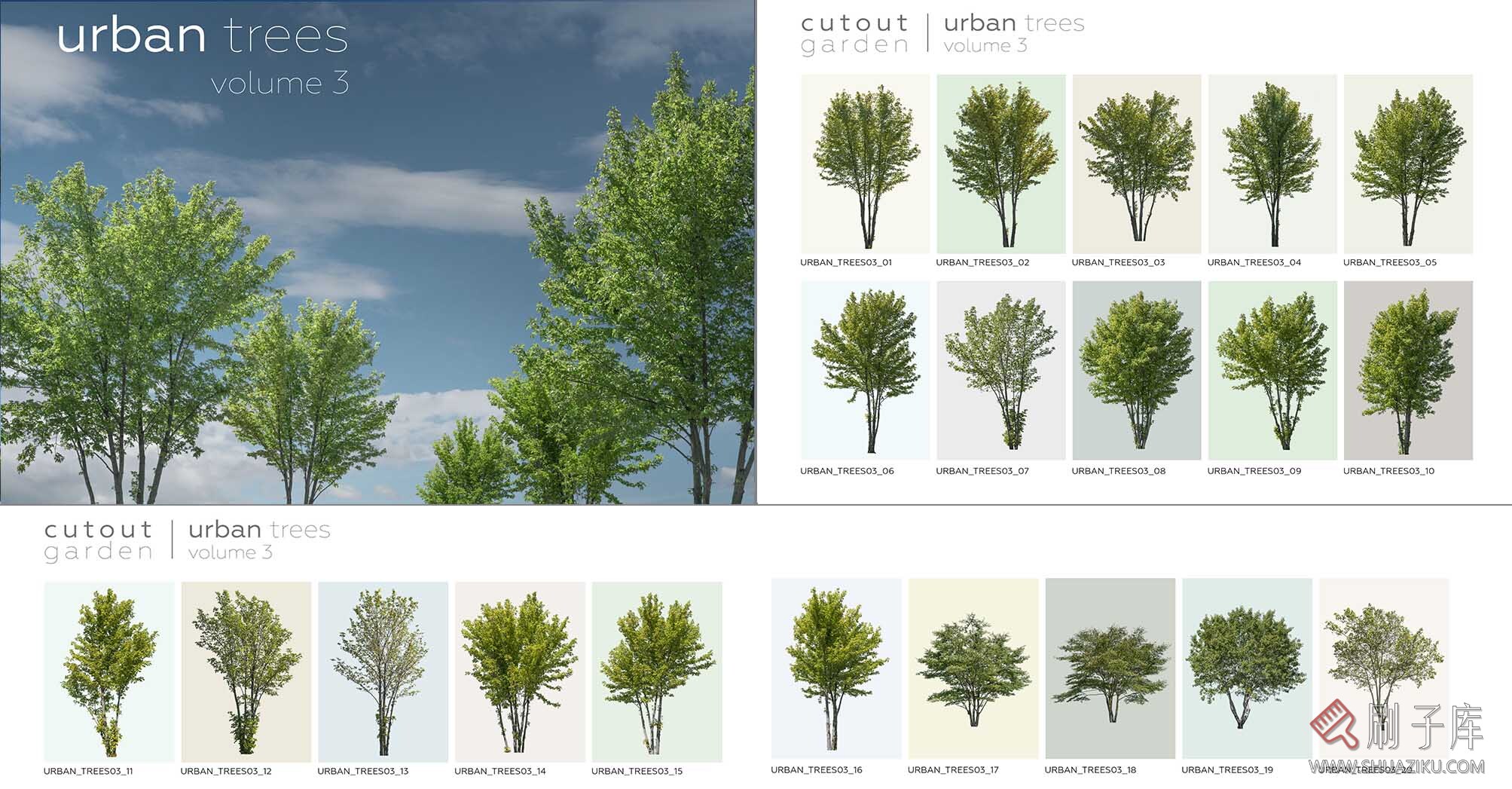 390个顶级效果图后期树合集,PSD+PNG+PDF/25G-14 390个顶级效果图后期树合集,PSD+PNG+PDF/25G-14