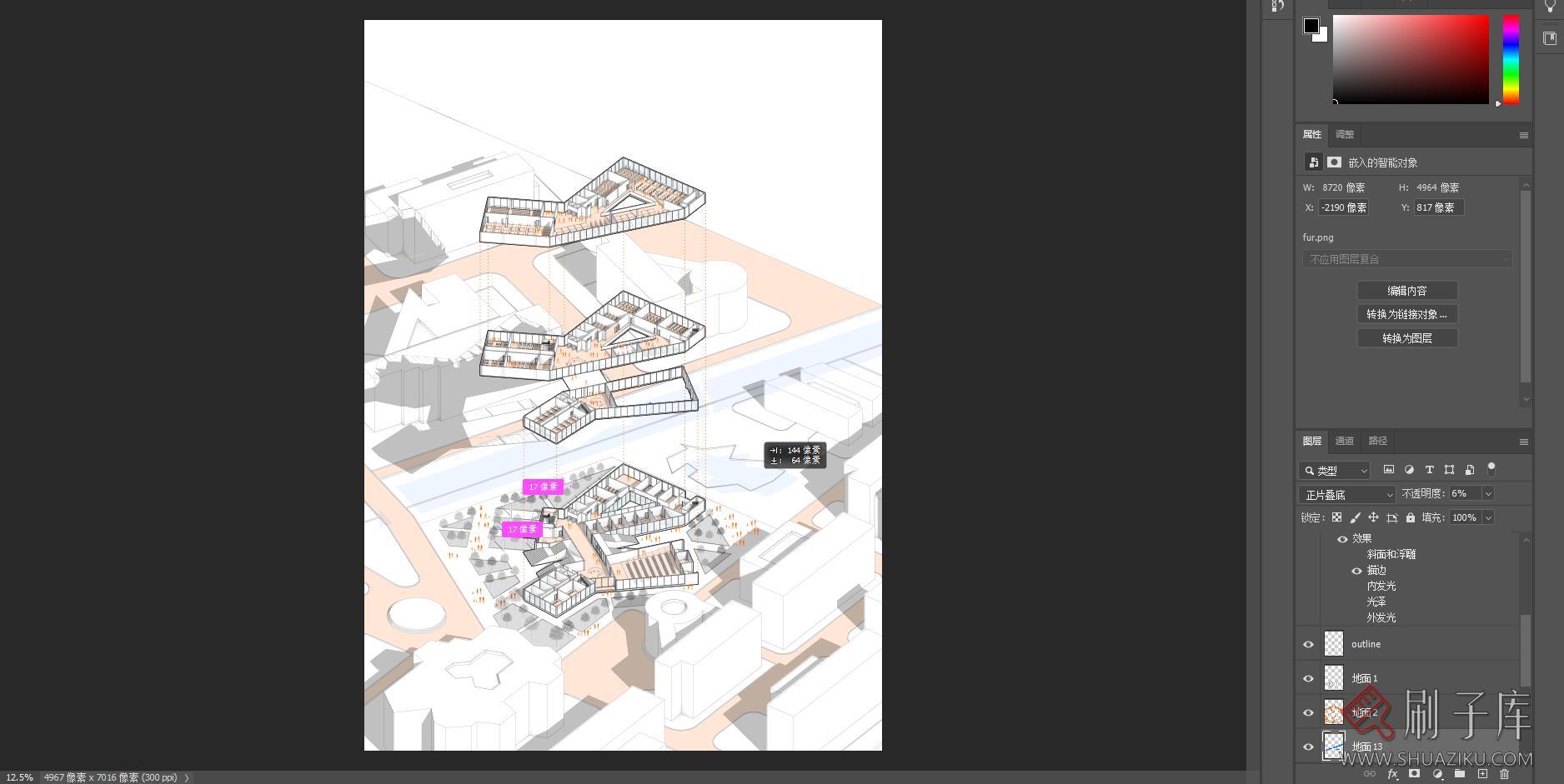 10个创意爆炸分析图源文件-PSD-6